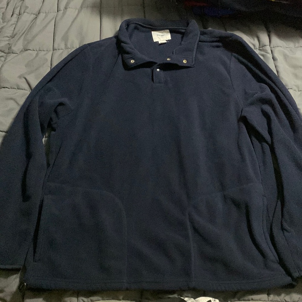 Mens Long Sleeve Pullover w/ Pockets XXL